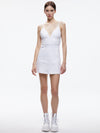ROBE COURTE EN JEAN À FINES BRETELLES CARLI-ALICE + OLIVIA