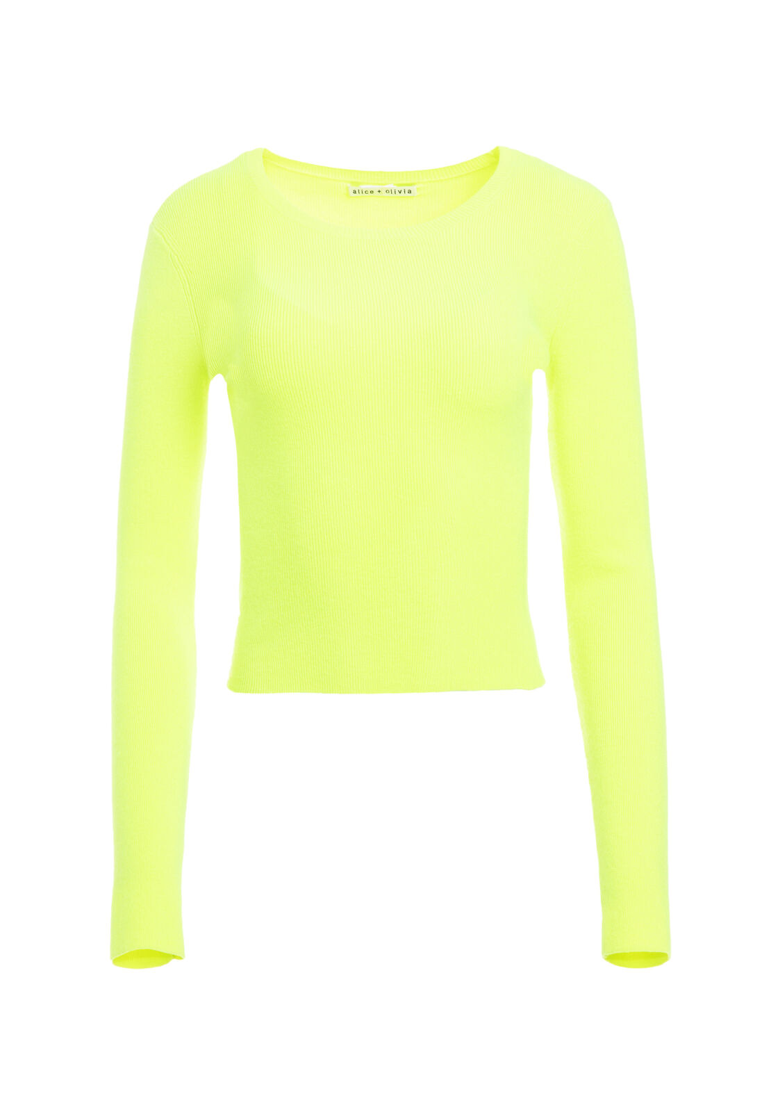 CIARA NEON PULLOVER-NEON YELLOW-ALICE + OLIVIA