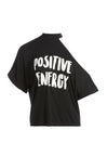 MARINDA ASYMMETRICAL TEE-BLACK/WHITE-ALICE + OLIVIA