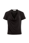 ANSEL COWL NECK TEE-Black-ALICE + OLIVIA