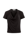 ANSEL COWL NECK TEE-Black-ALICE + OLIVIA