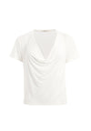 ANSEL COWL NECK TEE-Black-ALICE + OLIVIA