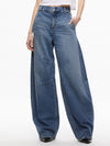 JEANS PARKER A GAMBA LARGA E VITA BASSA-ALICE + OLIVIA