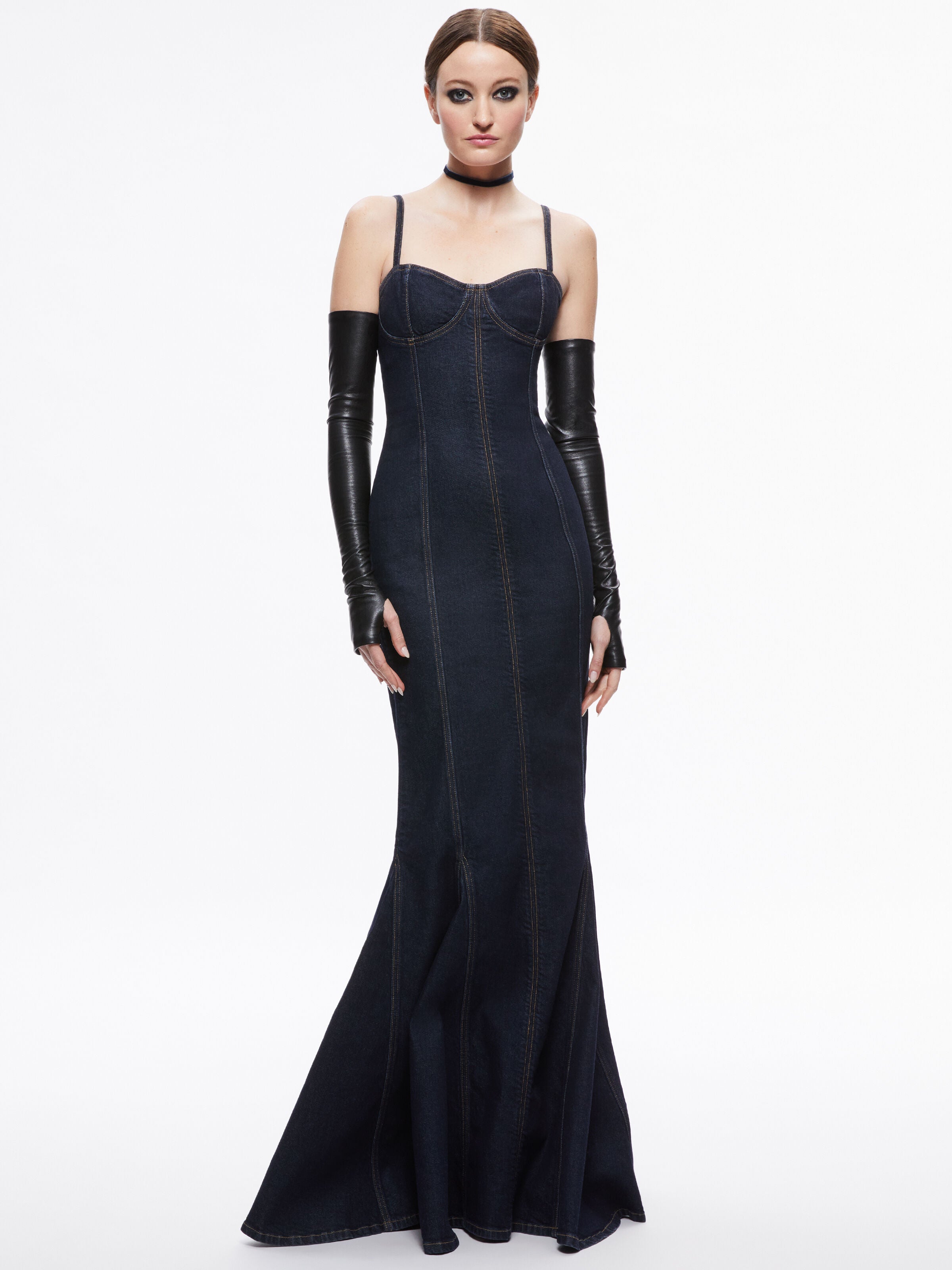ROBE LONGUE EN JEAN NATACHA GODET-ALICE + OLIVIA
