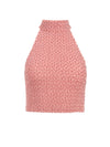 ENYA BEADED CROP TOP-ROSE-ALICE + OLIVIA