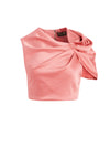 ADA RUFFLE FRONT CROP TOP-ROSE-ALICE + OLIVIA