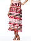 GONNA MIDI RICAMATA CASSIE-ALICE + OLIVIA