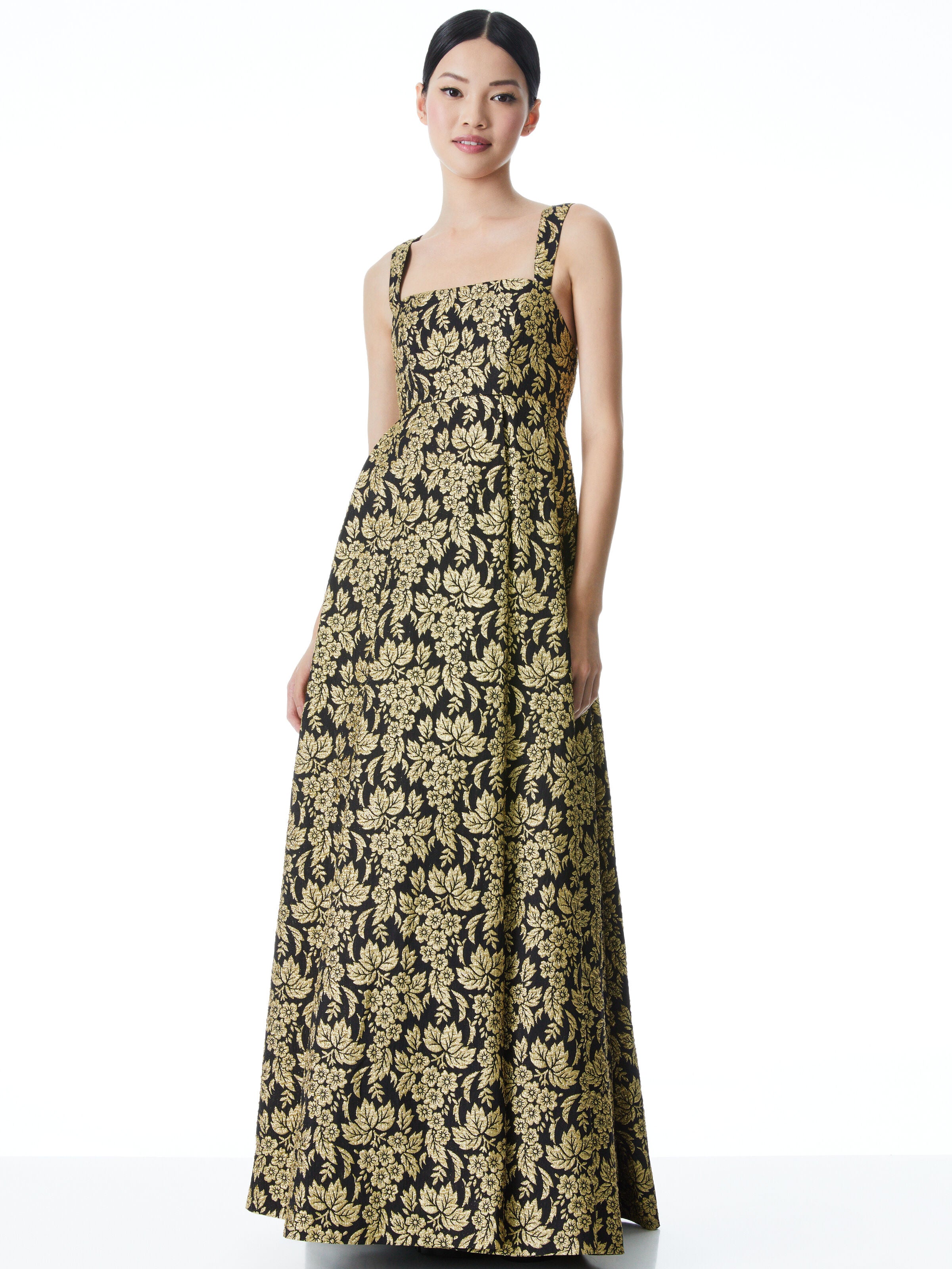 ROBE DE SOIRÉE BOULE MARLA MÉTALLISÉE-ALICE + OLIVIA