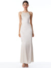 ROBE DE SOIRÉE SAMIA COL HALTER ET COUPE SIRENE-ALICE + OLIVIA