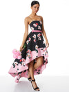 ROBE FLORENCE À FINES BRETELLES ET COUPE HAUTE-BASSE-ALICE + OLIVIA