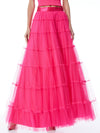 DARCY TULLE MAXI SKIRT-Black-ALICE + OLIVIA