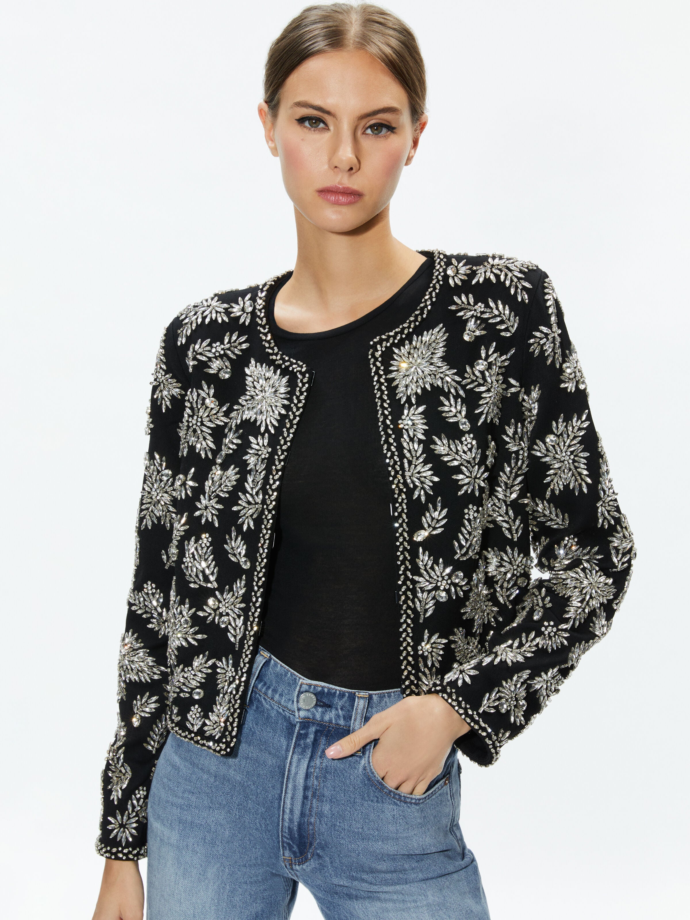 KIDMAN JACKET-Black-ALICE + OLIVIA