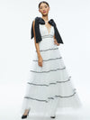 JESSALYN BOW STRAP TIERED MAXI GOWN-OFF WHITE-ALICE + OLIVIA