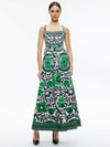 GUINEVERE MAXI DRESS-MONARCH LIGHT EMERALD LARGE-ALICE + OLIVIA
