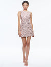 LINDSEY EMBELLISHED MINI GOWN-BLUSH/ROSE GOLD-ALICE + OLIVIA