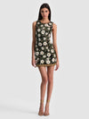 LINDSEY EMBELLISHED GOWN-BLACK/MULTI-ALICE + OLIVIA