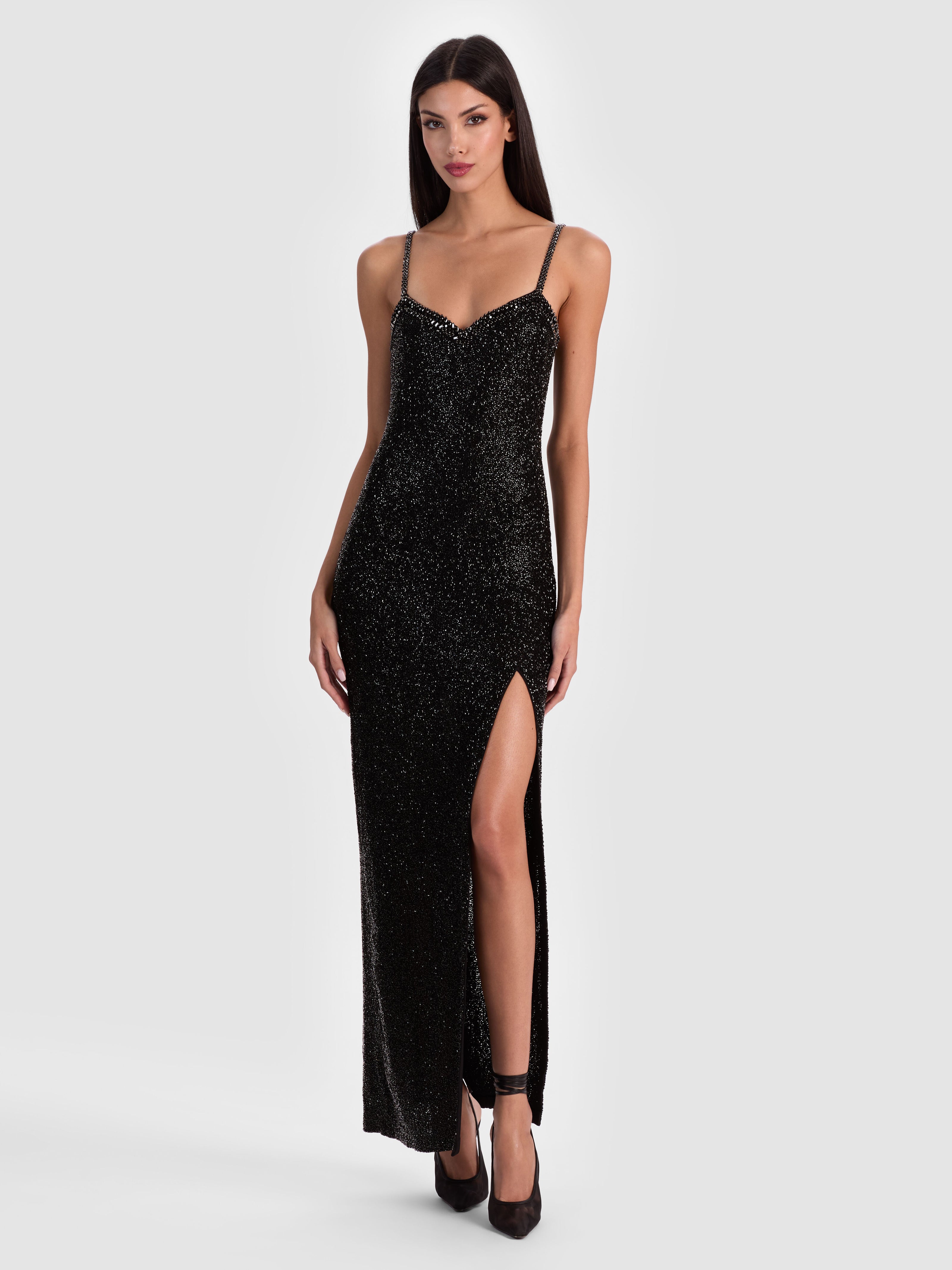 ROBE LONGUE ORNÉE NINA-ALICE + OLIVIA
