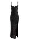 ROBE LONGUE ORNÉE NINA-ALICE + OLIVIA