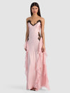 ABITO LUNGO CON BALZE SHELBA-ALICE + OLIVIA