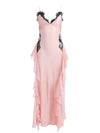ABITO LUNGO CON BALZE SHELBA-ALICE + OLIVIA