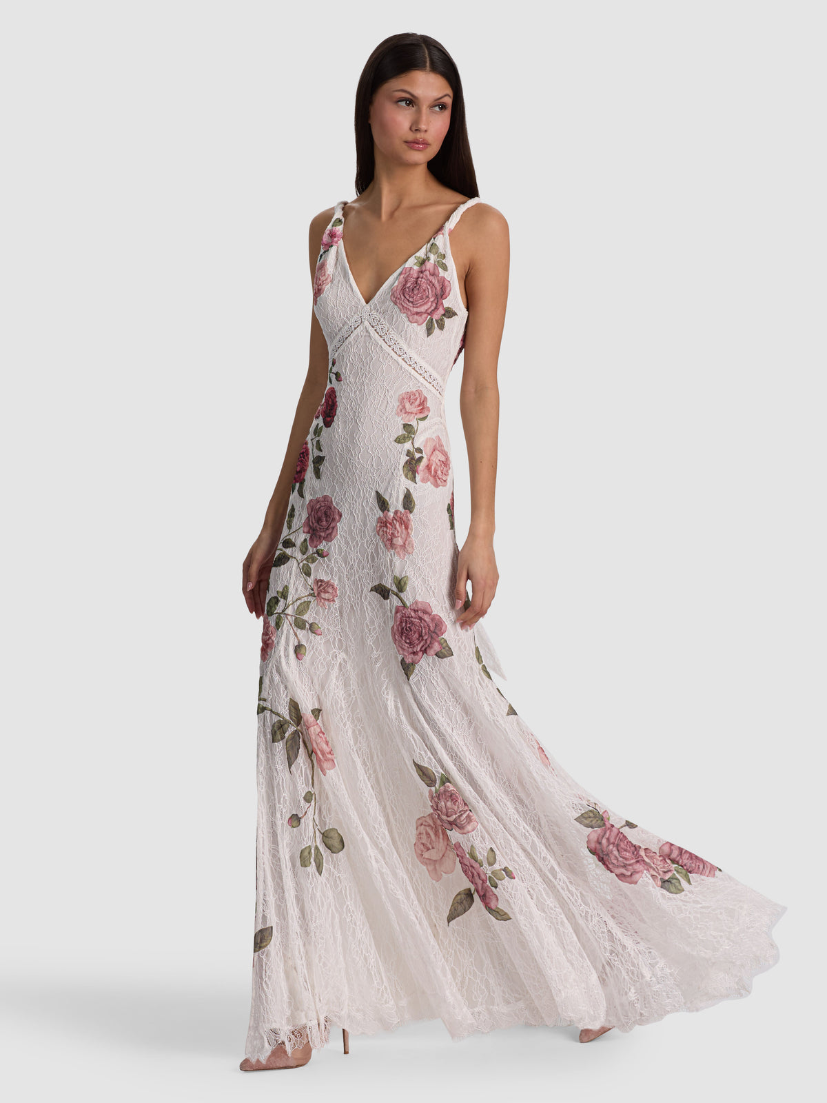 ABITO LUNGO NISA IN PIZZO-ALICE + OLIVIA