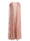 AZRIELLA EMBROIDERED MAXI GOWN CAPE-DEEP PEARL BLUSH MULTI-ALICE + OLIVIA