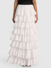 AVANA BOW BK ABITO LUNGO PLISSETTATO A STRATI-ALICE + OLIVIA