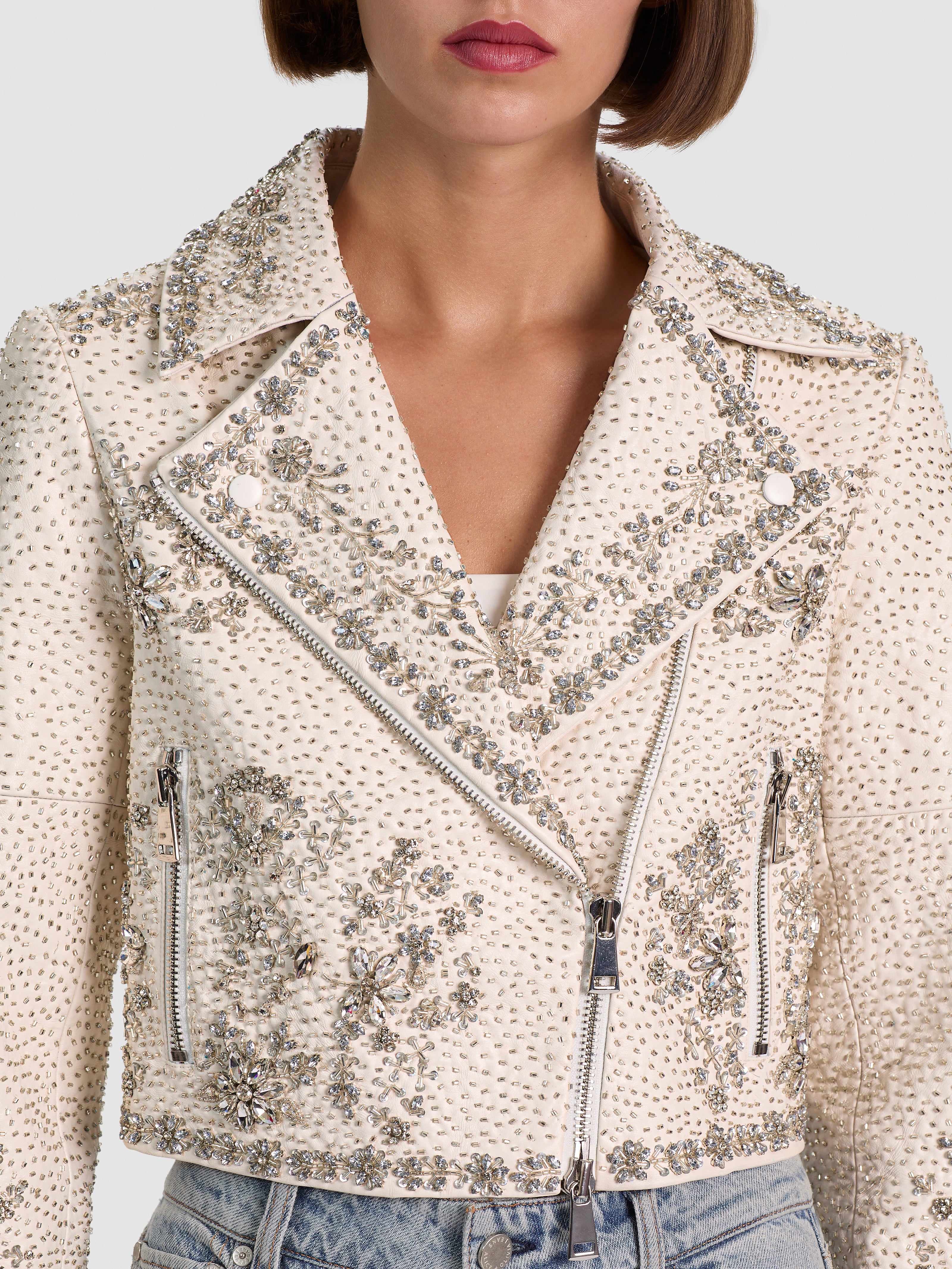 AVRIL EMBELLISHED VEGAN MOTO JACKET-OFF WHITE-ALICE + OLIVIA