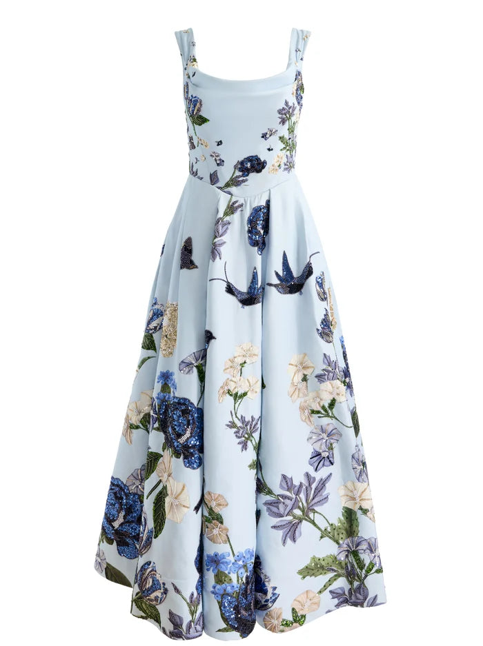 ESTRELLA EMBELLISHED GOWN-FLY AWAY-ALICE + OLIVIA