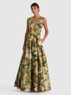 ROBE LONGUE STRUCTURÉE LILA-ALICE + OLIVIA