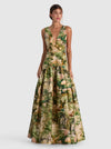 ROBE LONGUE STRUCTURÉE LILA-ALICE + OLIVIA
