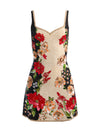 EVE EMBELLISHED MINI DRESS-FLORAL RADIANCE-ALICE + OLIVIA