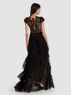 ROSEMARIE LACE GOWN-Black-ALICE + OLIVIA