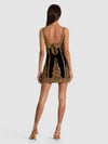 NATALYA EMBELLISHED MINI GOWN-BLACK/GOLD-ALICE + OLIVIA