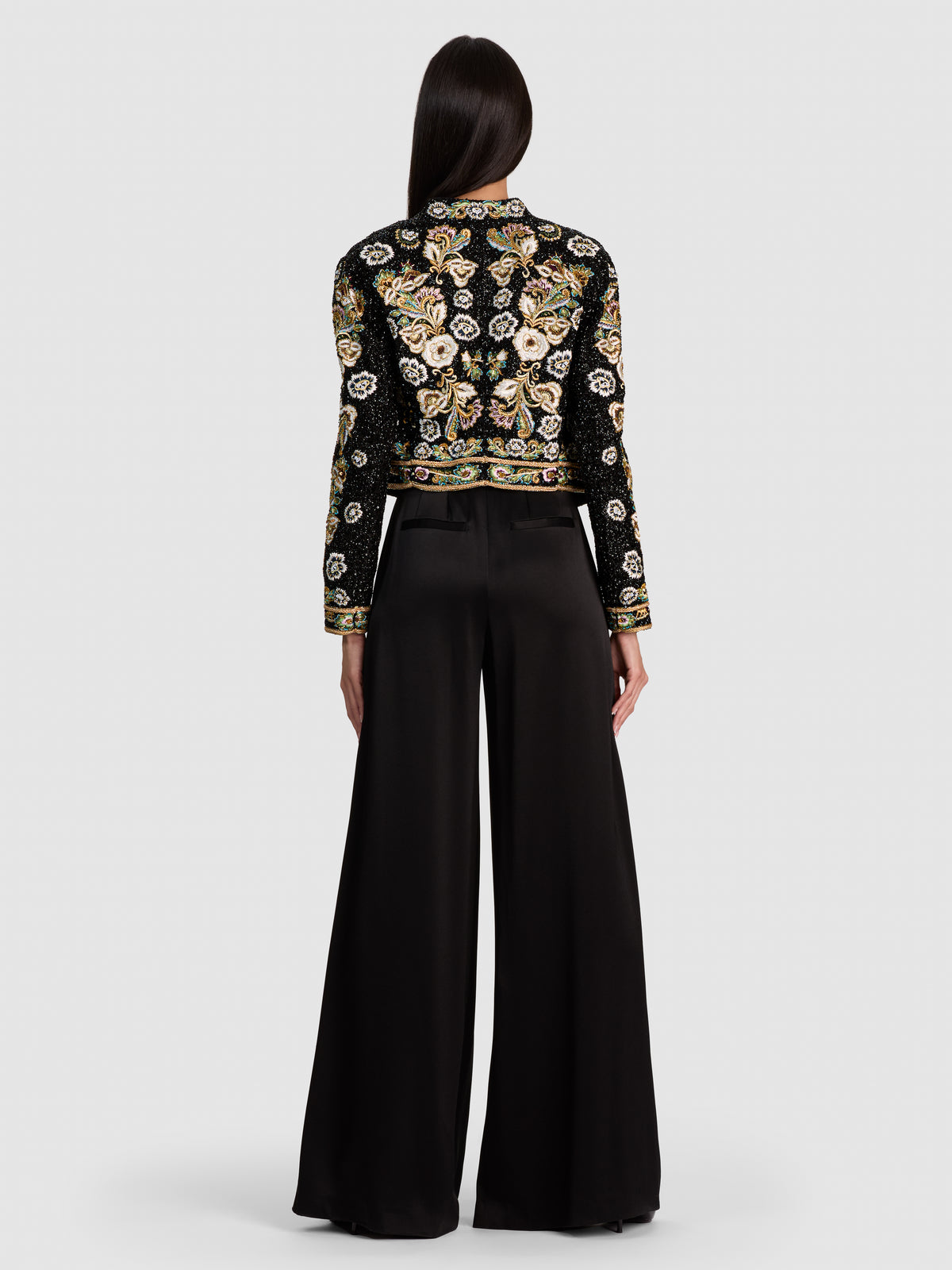 HARVEY EMBELLISHED JACKET-BLACK/MULTI-ALICE + OLIVIA