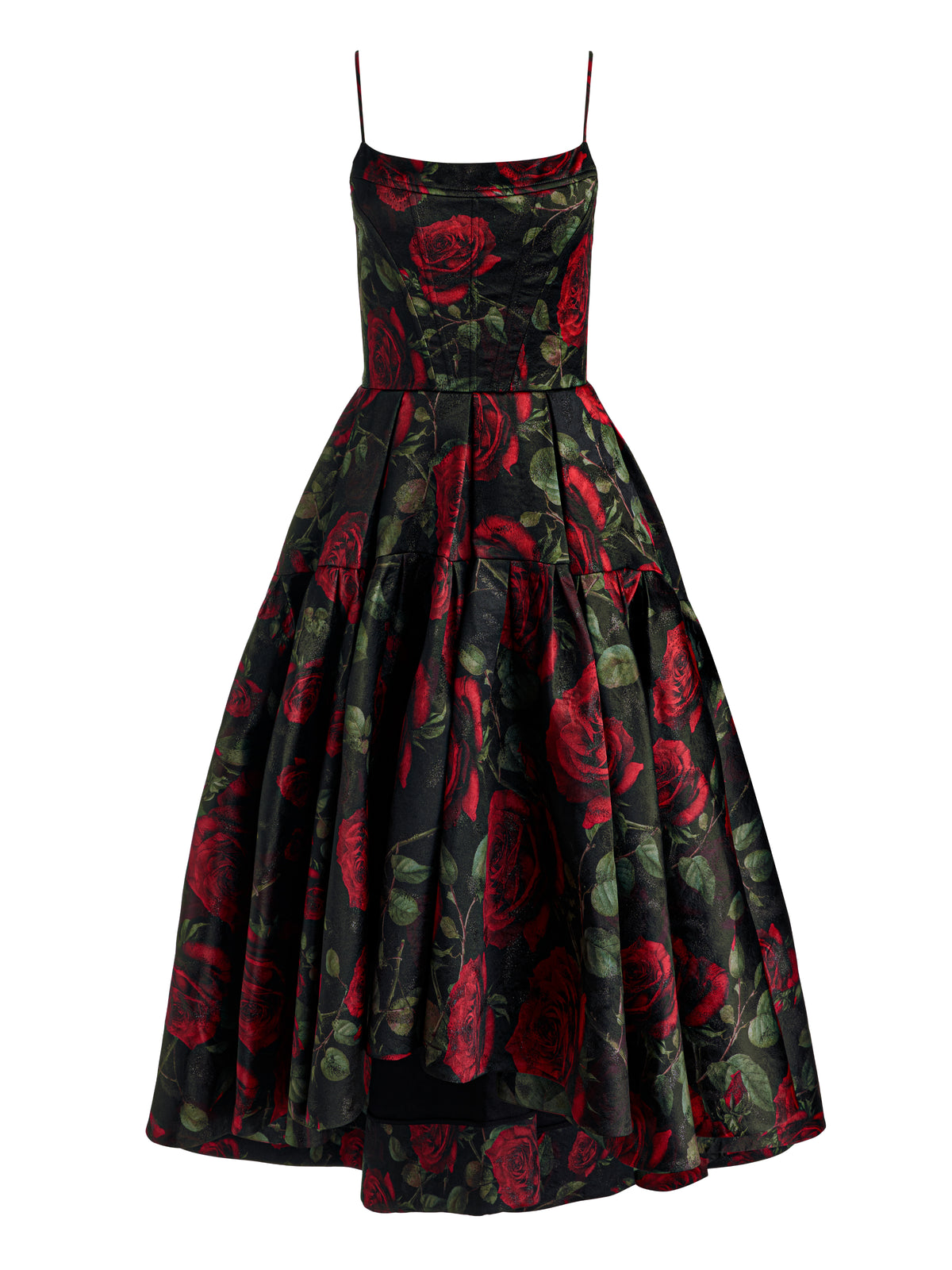 ANAMARIA BUSTIER GOWN - ROUGE ROMANCE BLACK