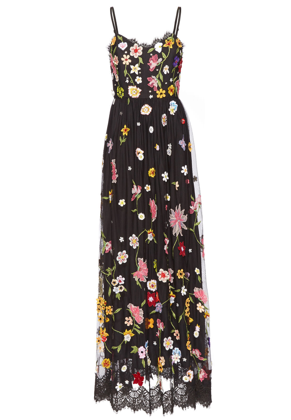 LINDY EMBR VNK SPGHTI STRP GWN-ALICE + OLIVIA
