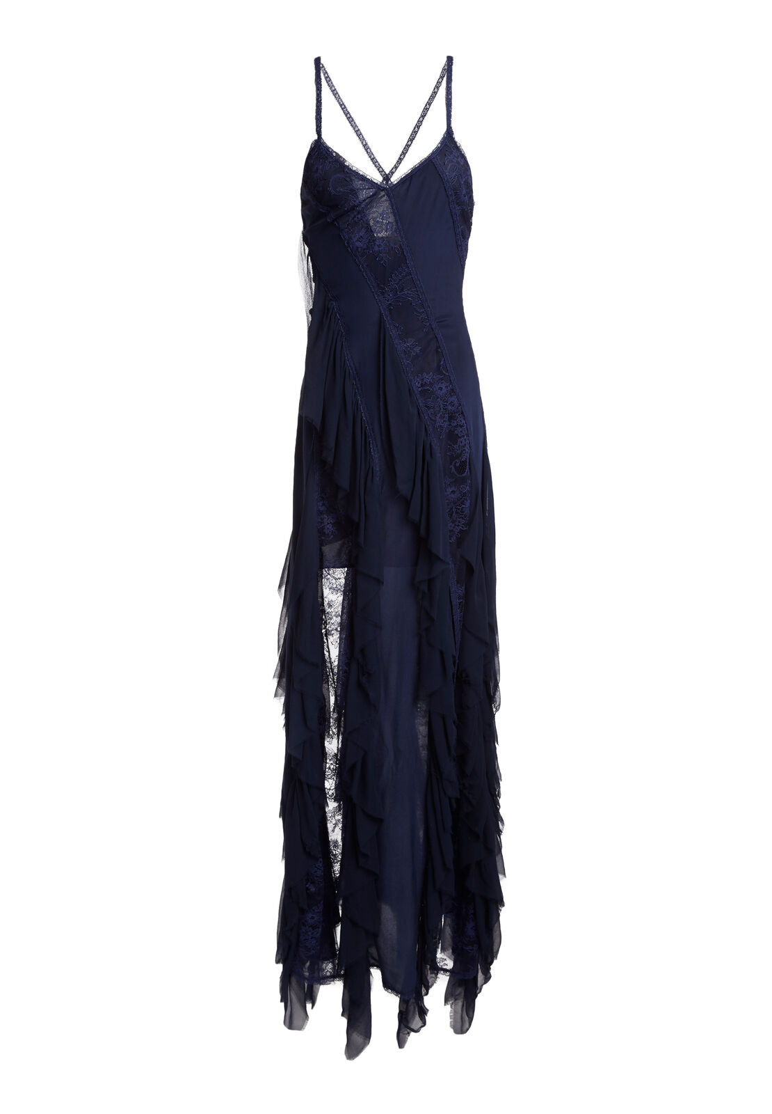 JAYDA GODET MAXI DRESS-SAPPHIRE-ALICE + OLIVIA