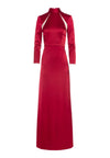 CHARITA SHLDR CUTOUT TNK GOWN-BORDEAUX-ALICE + OLIVIA