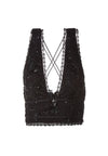 KLEIN EMBELL CROSS BK BRASSIÈRE-ALICE + OLIVIA