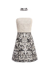 ROBE LONGUE PAIGE AVEC COLLIER RAS DU COU-ALICE + OLIVIA