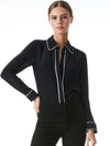 TOP WILLA CON ABBOTTONATURA NASCOSTA-ALICE + OLIVIA