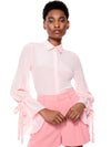 WILLA TOP FEMMINISTA CON ABBOTTONATURA NASCOSTA-ALICE + OLIVIA