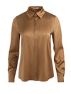 BRADY SILK BLOUSE-TAN-ALICE + OLIVIA