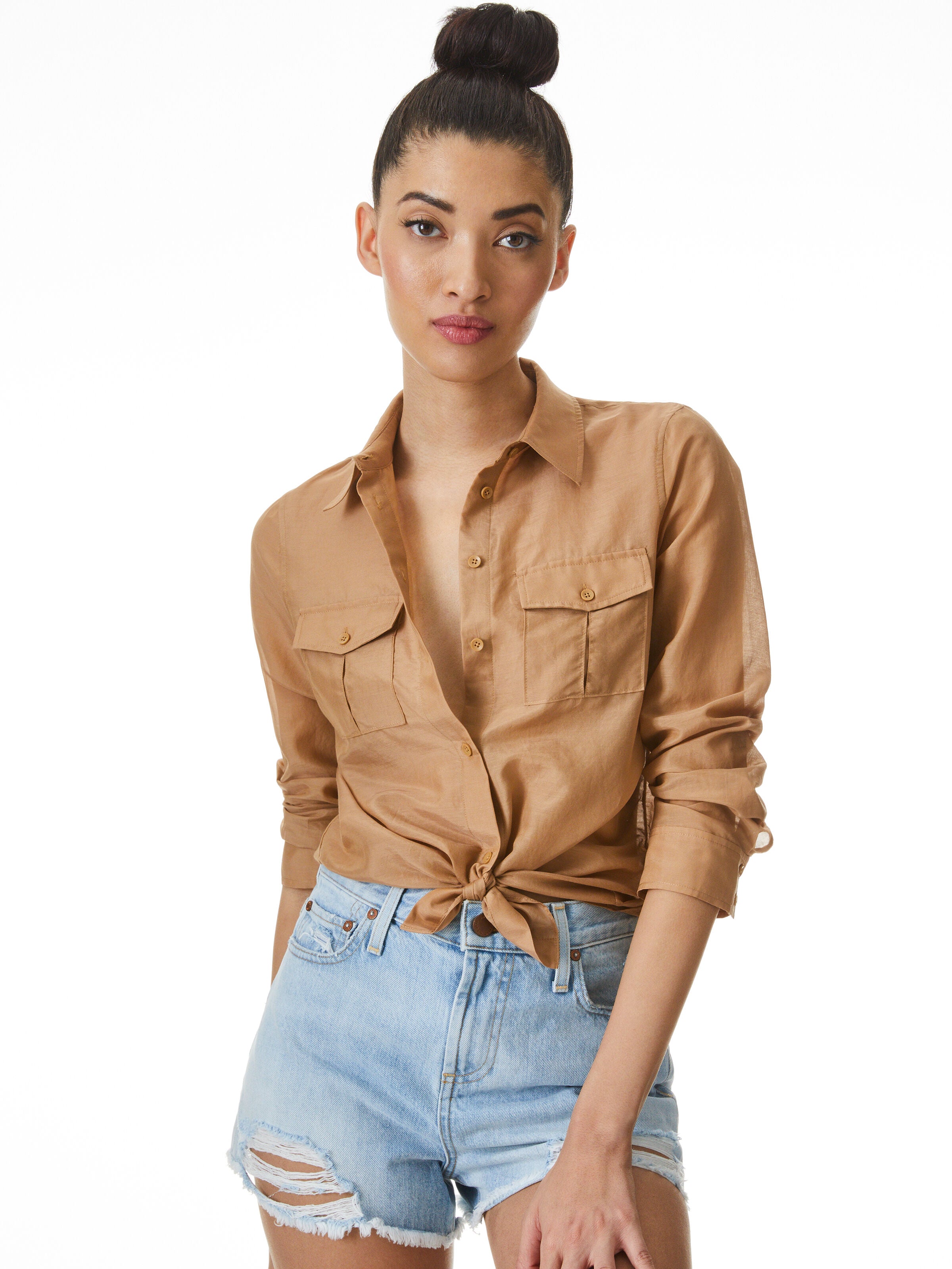 HAUT WILLA À POCHES CARGO-ALICE + OLIVIA