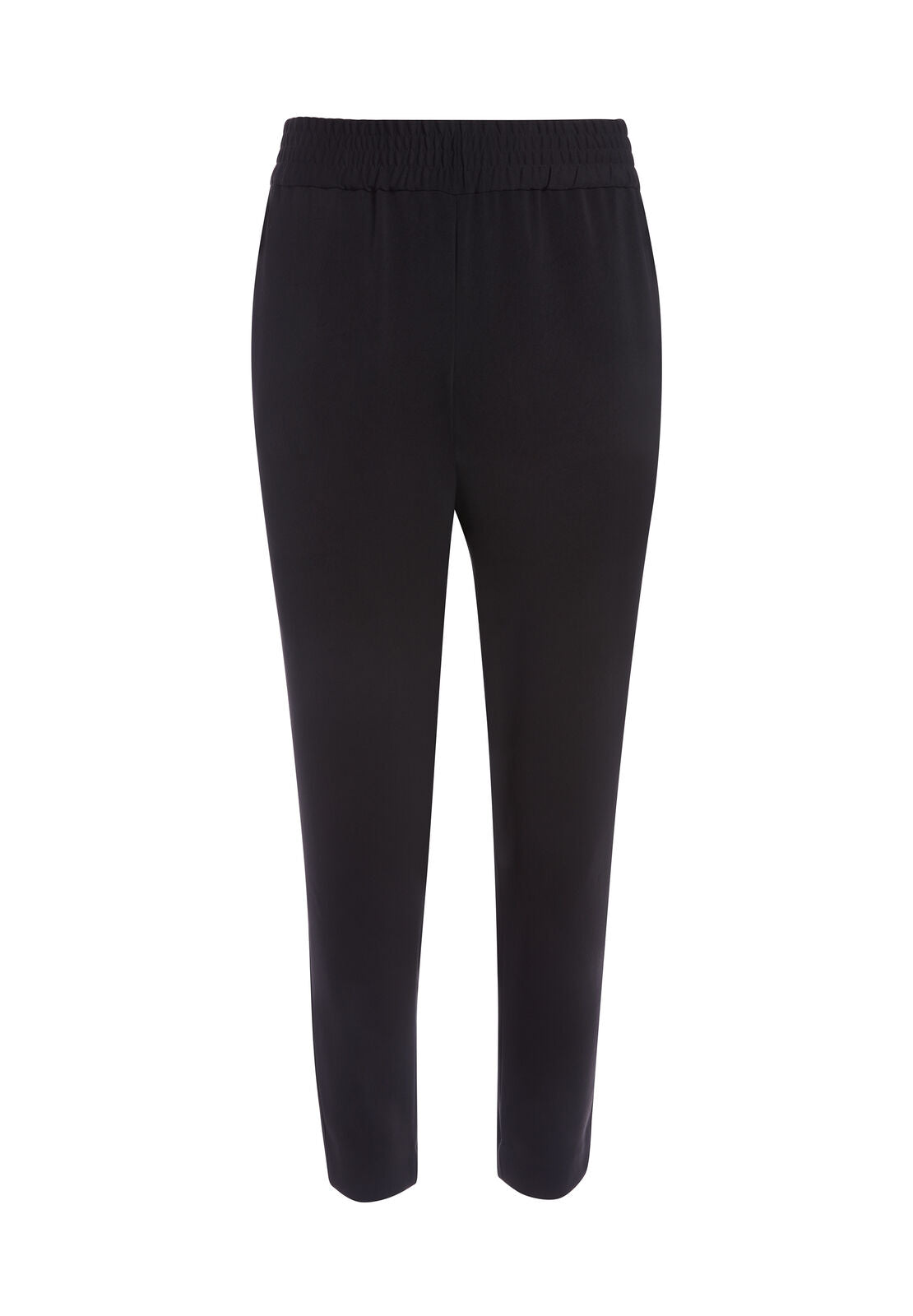 BENNY TAPERED PULL UP PANT-Black-ALICE + OLIVIA