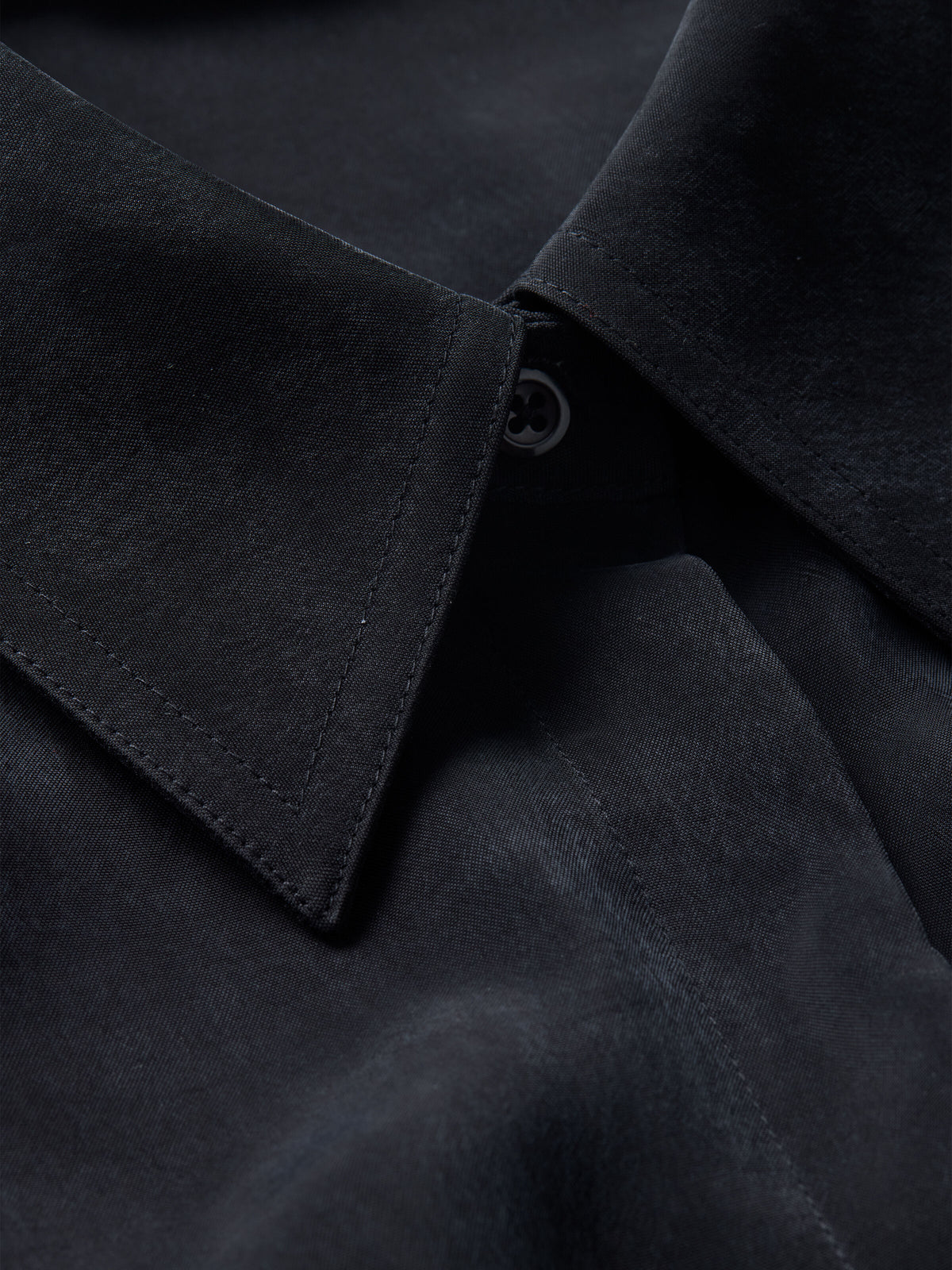 EDIE SEAMED CORSET BUTTON DOWN - BLACK