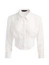 CHEMISE BOUTONNÉE CORSAGE COUSUE EDIE-ALICE + OLIVIA