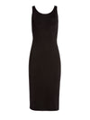 JAMES FITTED SCOOP NECK DRESS-Black-ALICE + OLIVIA