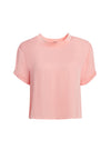 JANN ROLL SLEEVE BOXY TEE-Black-ALICE + OLIVIA